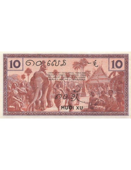 Indo-Chine Fr. 10 cents 1939