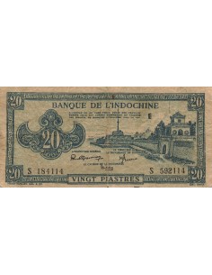 Indo-Chine Fr. 20 piastres 1942