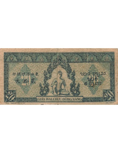 Indo-Chine Fr. 20 piastres 1942