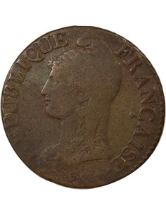 Grand Module 5 centimes Bronze An 5 I Limoges 2