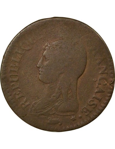 Grand Module 1 décime Cuivre An 5 W Lille