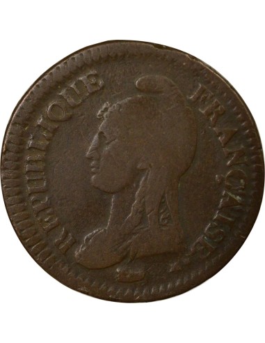 Grand Module 1 décime Cuivre An 5 A - Paris