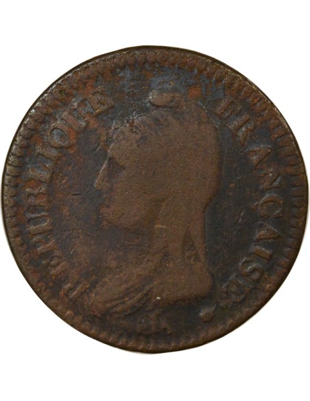 Grand Module 1 décime Cuivre An 7 A - Paris