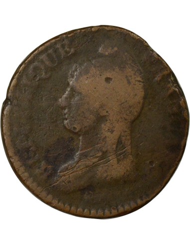 Grand Module 1 décime Cuivre An 5 R Orléans