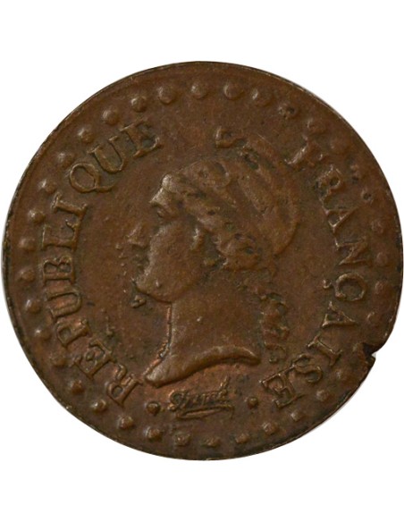 Dupré 1 centime Cuivre An 6 A - Paris