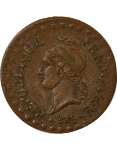 Dupré 1 centime Cuivre An 6 A - Paris 2