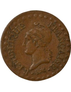 Dupré 1 centime Cuivre An 6 A - Paris 2