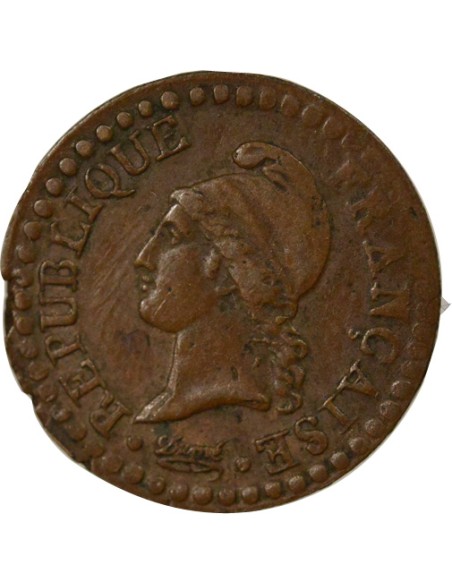 Dupré 1 centime Cuivre An 6 A - Paris