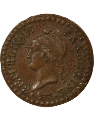 Dupré 1 centime Cuivre An 6 A - Paris