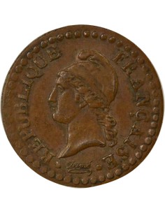 Dupré 1 centime Cuivre An 6 A - Paris 2