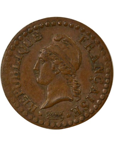 Dupré 1 centime Cuivre An 6 A - Paris