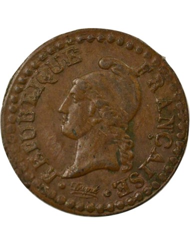 Dupré 1 centime Cuivre An 7 A - Paris
