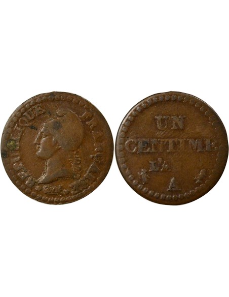 Dupré 1 centime Cuivre A - Paris