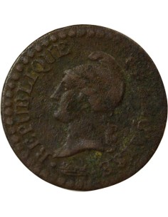 Dupré 1 centime Cuivre An 6 A - Paris 2
