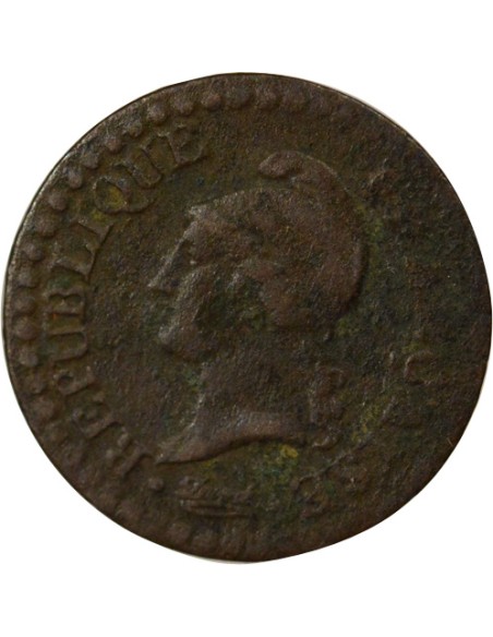 Dupré 1 centime Cuivre An 6 A - Paris