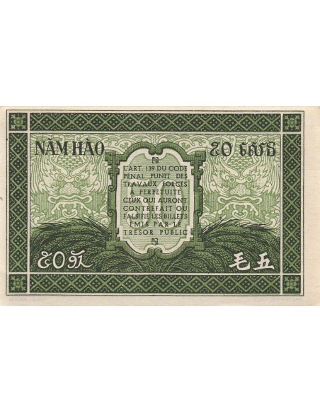 Indo-Chine Fr. 50 cents 1942