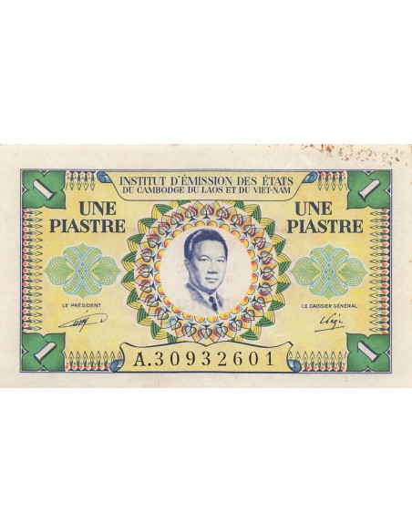 Indo-Chine Fr. 1 piastre 1953