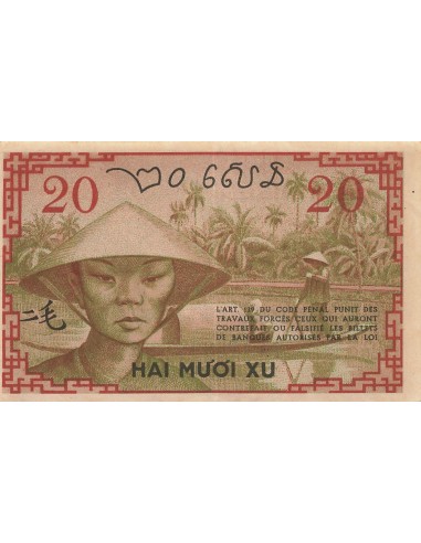 Indo-Chine Fr. 20 cents 1939