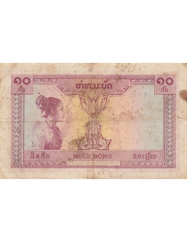 Indo-Chine Fr. 10 piastres 1953