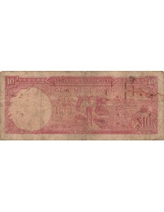 Indo-Chine Fr. 10 piastres 1947 2