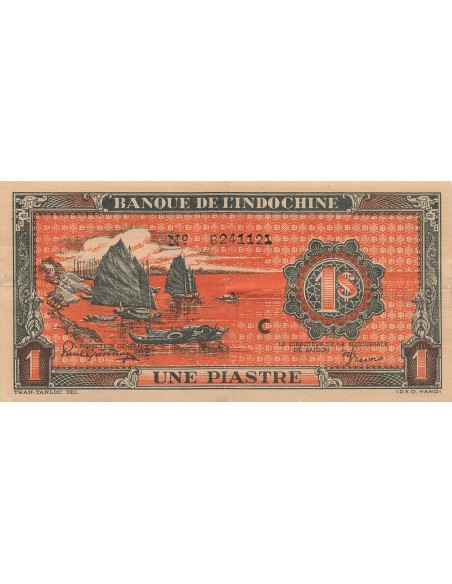 Indo-Chine Fr. 1 piastre 1942
