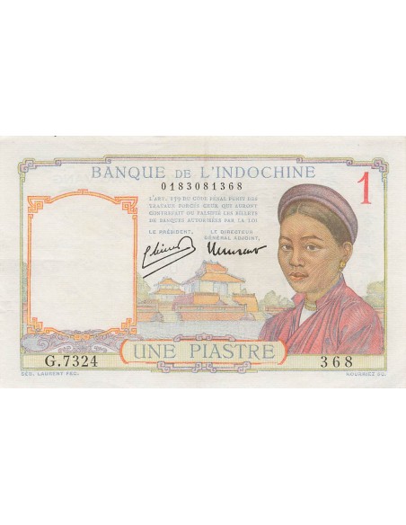Indo-Chine Fr. 1 piastre 1949