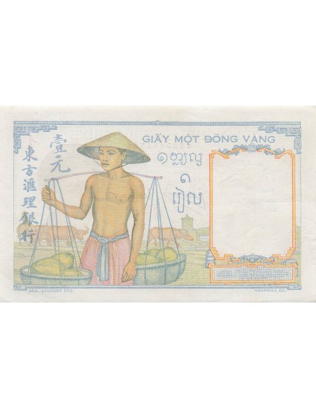 Indo-Chine Fr. 1 piastre 1949