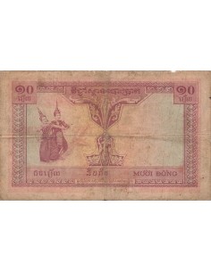 Indo-Chine Fr. 10 piastres 1953 2