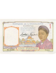 Indo-Chine Fr. 1 piastre 1936