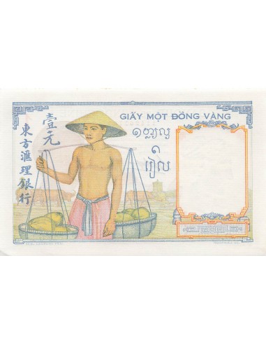 Indo-Chine Fr. 1 piastre 1936