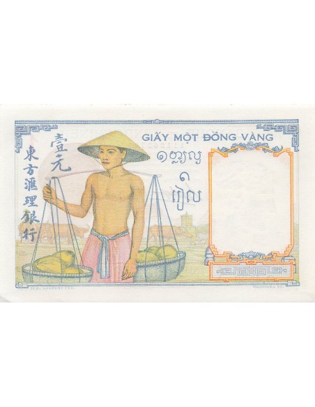 Indo-Chine Fr. 1 piastre 1936