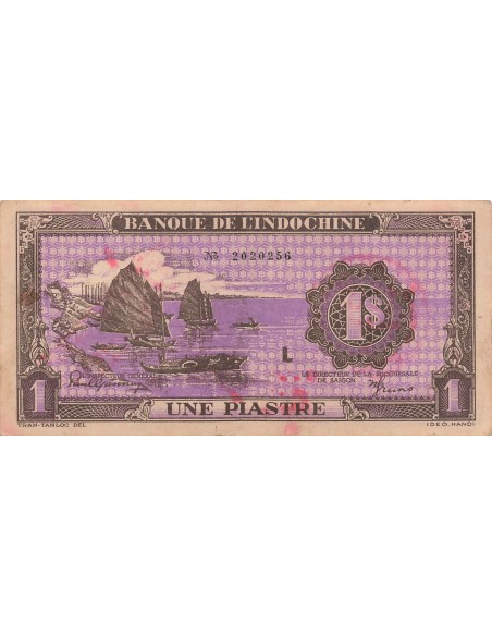Indo-Chine Fr. 1 piastre 1942