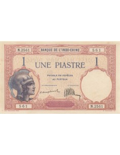 Indo-Chine Fr. 1 piastre 1921