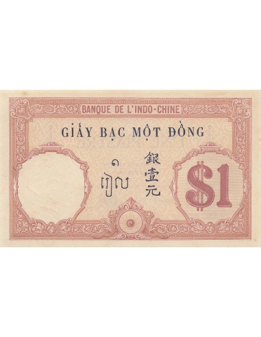 Indo-Chine Fr. 1 piastre 1921