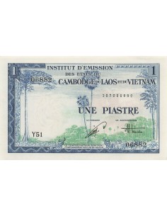 Indo-Chine Fr. 1 piastre 1954