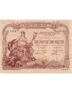 Indo-Chine Fr. 1 piastre 1909