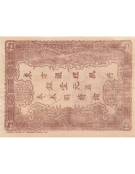 Indo-Chine Fr. 1 piastre 1909