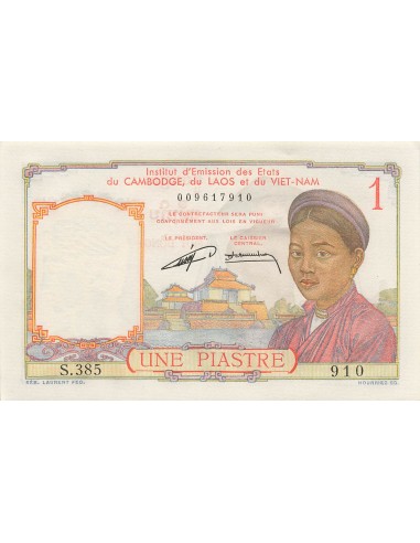 Indo-Chine Fr. 1 piastre 1953