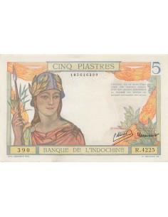 Indo-Chine Fr. 5 piastres 1946