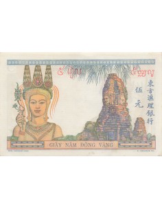 Indo-Chine Fr. 5 piastres 1946 2