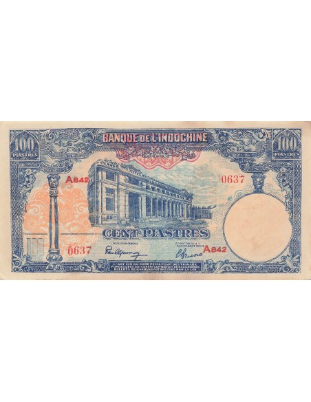 Indo-Chine Fr. 100 piastres 1946