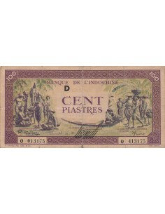 Indo-Chine Fr. 100 piastres 1942