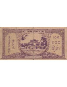 Indo-Chine Fr. 100 piastres 1942 2