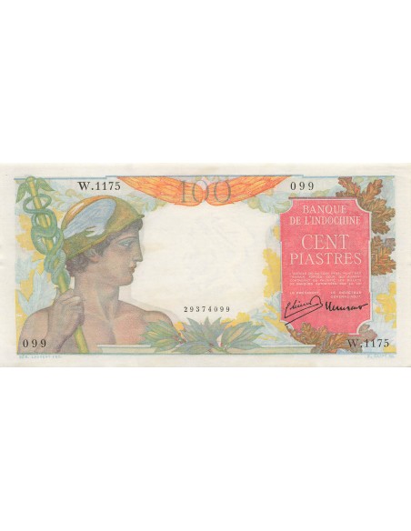 Indo-Chine Fr. 100 piastres 1947