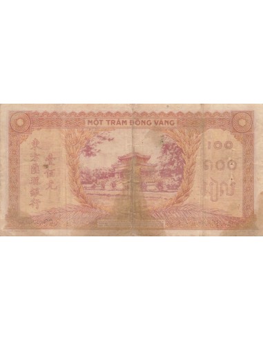 Indo-Chine Fr. 100 piastres 1942