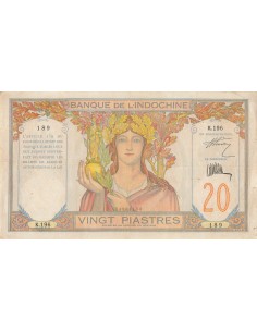 Indo-Chine Fr. 20 piastres 1928
