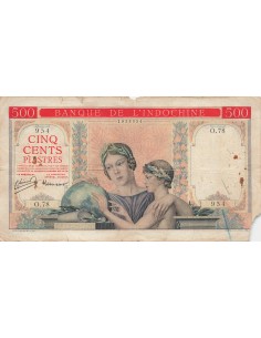 Indo-Chine Fr. 500 piastres 1951