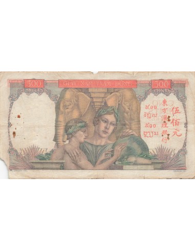 Indo-Chine Fr. 500 piastres 1951