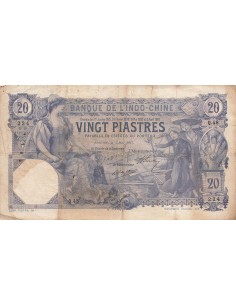 Indo-Chine Fr. 20 piastres 1917