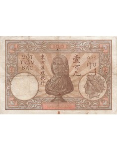 Indo-Chine Fr. 100 piastres 1932 2